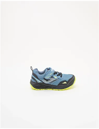 Scarpe da trail running bambino Tundra azzurro nero giallo