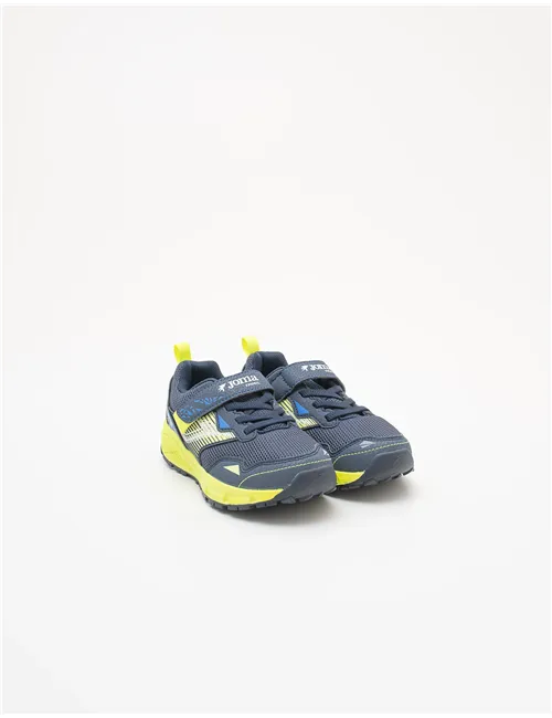 Scarpe da trail running bambino Tundra blu giallo
