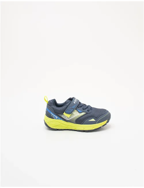 Scarpe da trail running bambino Tundra blu giallo