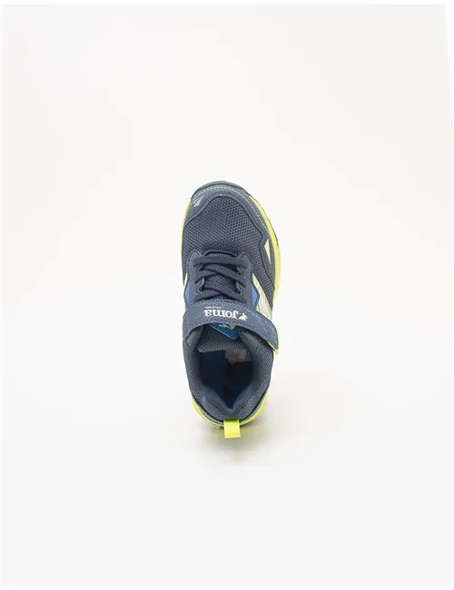 Scarpe da trail running bambino Tundra blu giallo