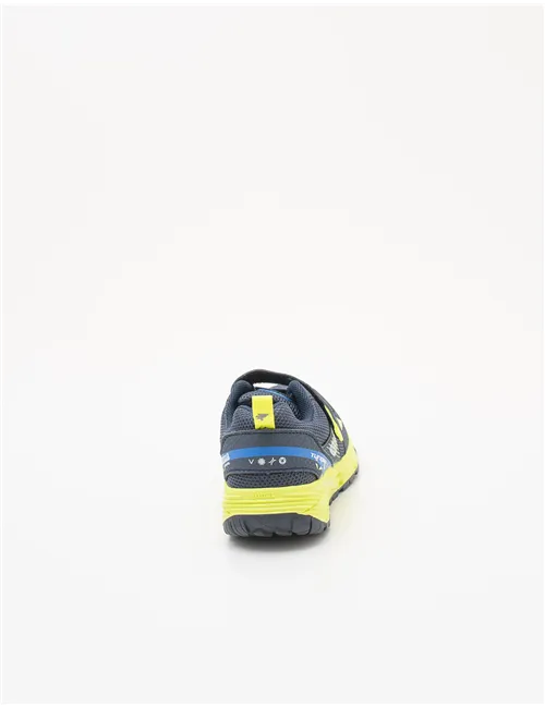 Scarpe da trail running bambino Tundra blu giallo