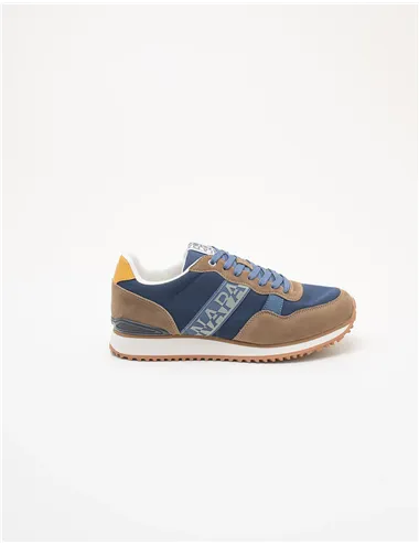 Sneakers uomo Cosmos blu marrone