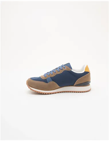 Sneakers uomo Cosmos blu marrone