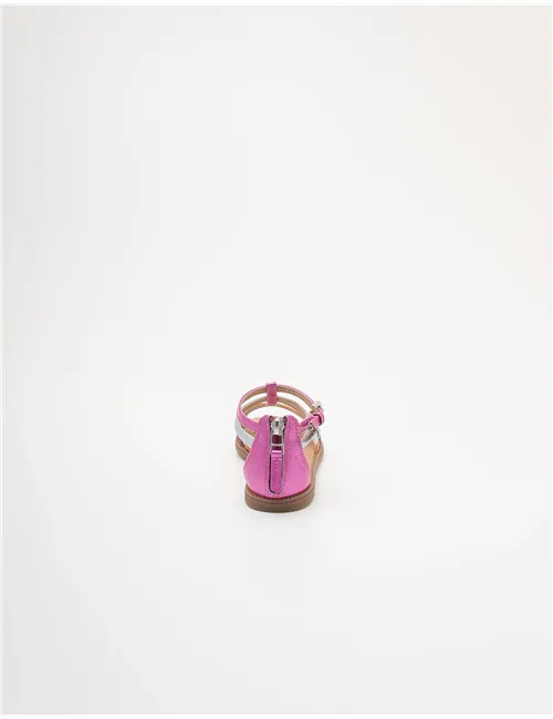 Sandali bambina Karly rosa bianco viola