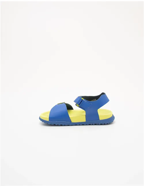 Sandali bambino Fusbetto royal blue giallo fluo