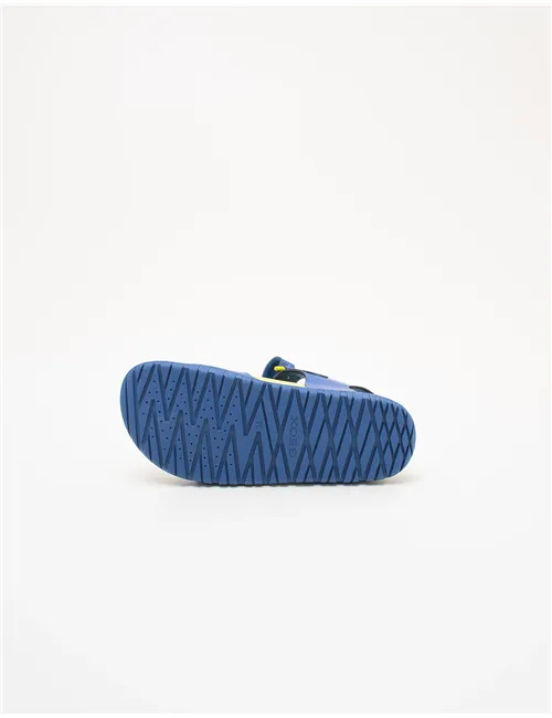 Sandali bambino Fusbetto royal blue giallo fluo