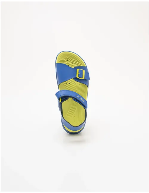 Sandali bambino Fusbetto royal blue giallo fluo