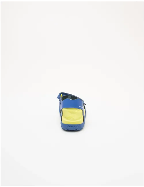 Sandali bambino Fusbetto royal blue giallo fluo