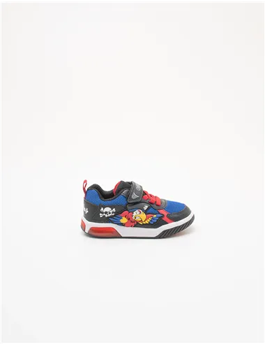 Sneakers bambino Inek blu rosso nero