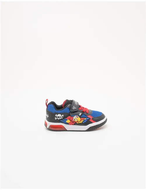 Sneakers bambino Inek blu rosso nero