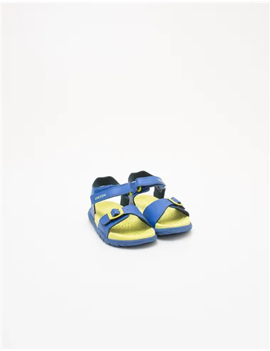 Sandali bambino Fusbetto royal blue giallo fluo