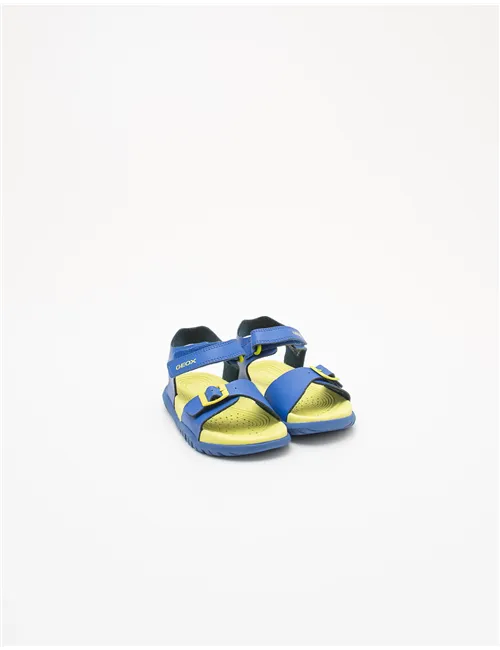 Sandali bambino Fusbetto royal blue giallo fluo