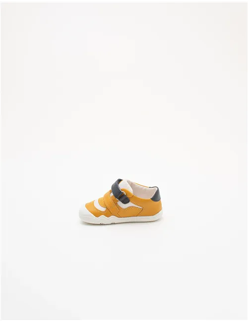 Sneakers bambino Steppieup bianco giallo