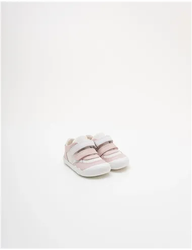 Sneakers bambina Steppieup rosa bianco
