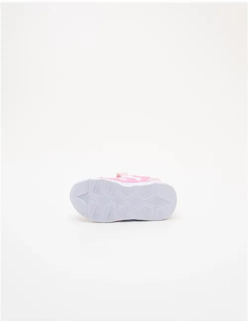 Sneakers bambina Stitch rosa con luci