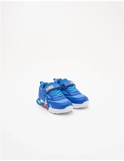 Sneakers bambino Sonic blu con luci