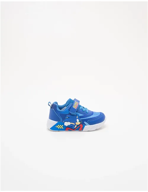 Sneakers bambino Sonic blu con luci
