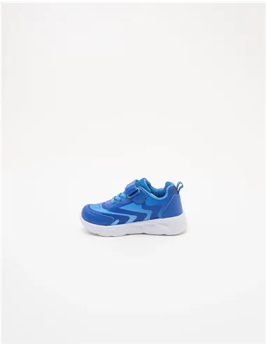 Sneakers bambino Sonic blu con luci