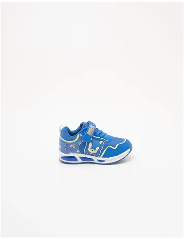 Sneakers bambino Sonic royal blue con luci