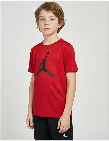 T-shirt bambino Jumpman rosso