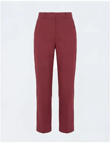 Pantaloni slim donna Cecco bordeaux