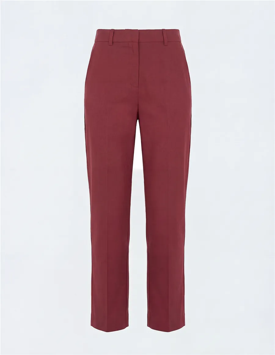 Pantaloni slim donna Cecco bordeaux