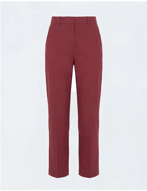 Pantaloni slim donna Cecco bordeaux