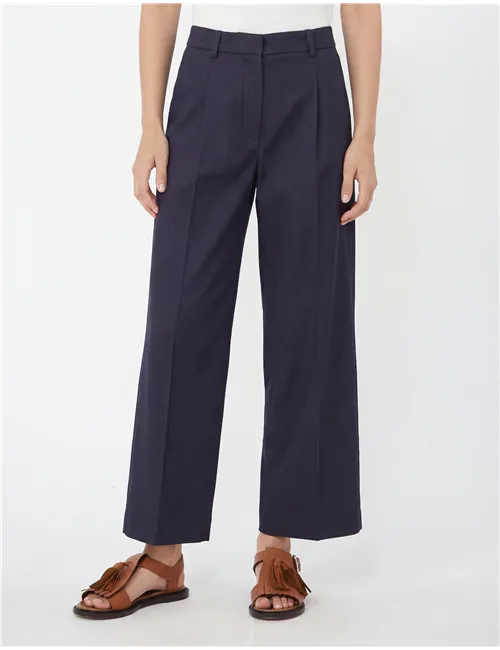 Pantaloni ampi donna Bellico blu scuro