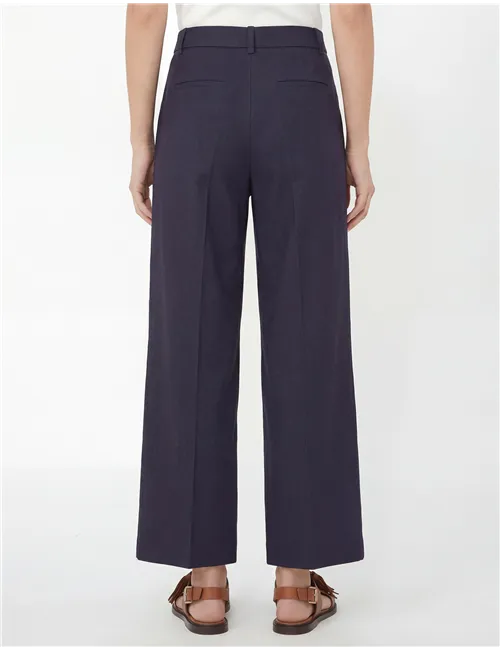 Pantaloni ampi donna Bellico blu scuro