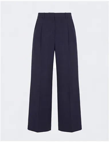 Pantaloni ampi donna Bellico blu scuro