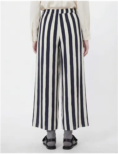 Pantaloni ampi donna Nirvana blu navy