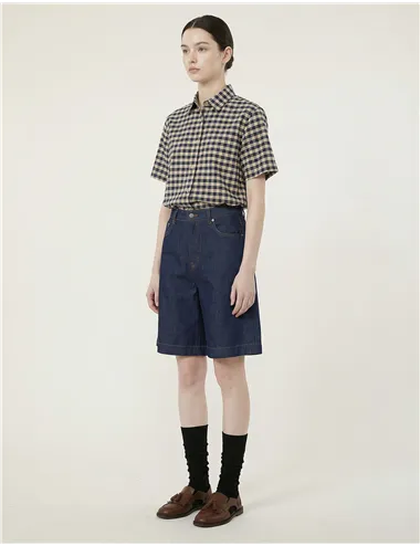 Bermuda denim donna Ozono blu