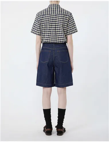 Bermuda denim donna Ozono blu