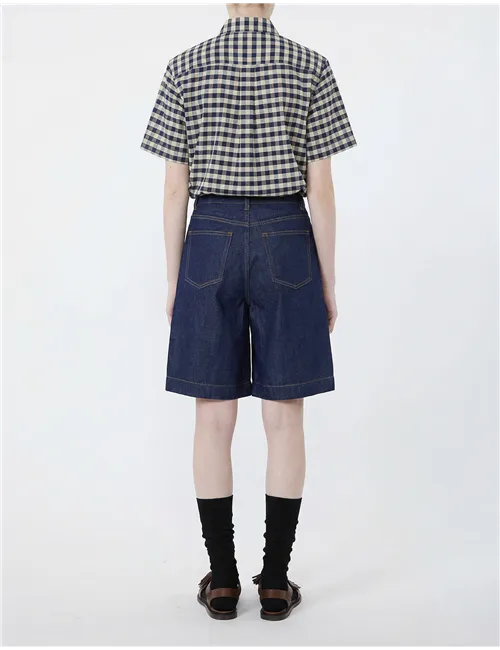 Bermuda denim donna Ozono blu