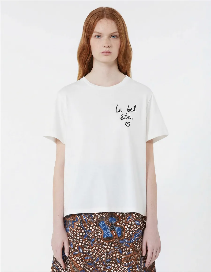 T-shirt donna Bora bianco
