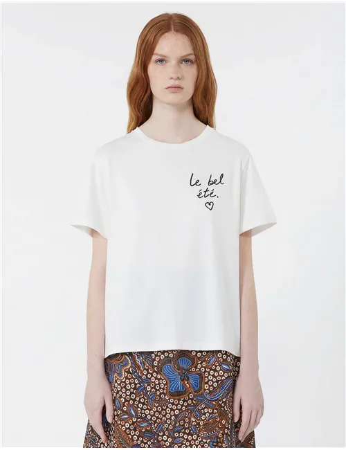 T-shirt donna Bora bianco