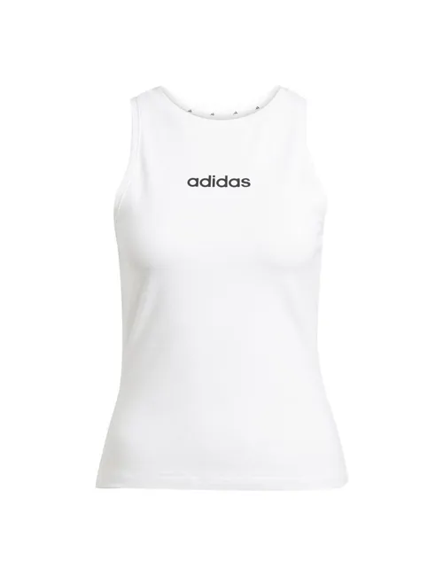 Canotta donna Essentials Linear bianco
