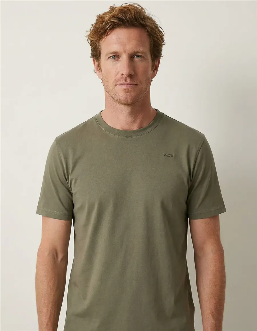 T-shirt uomo Odom verde militare