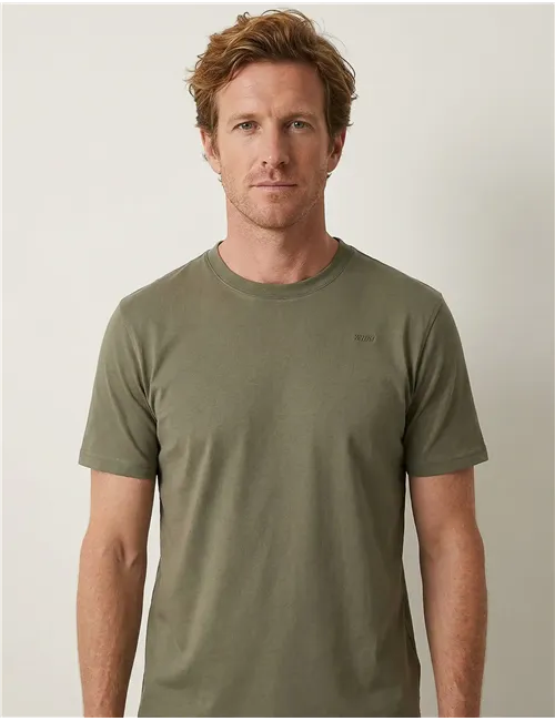 T-shirt uomo Odom verde militare