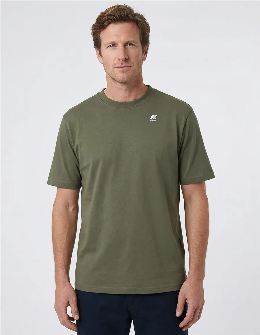 T-shirt uomo Solo verde militare