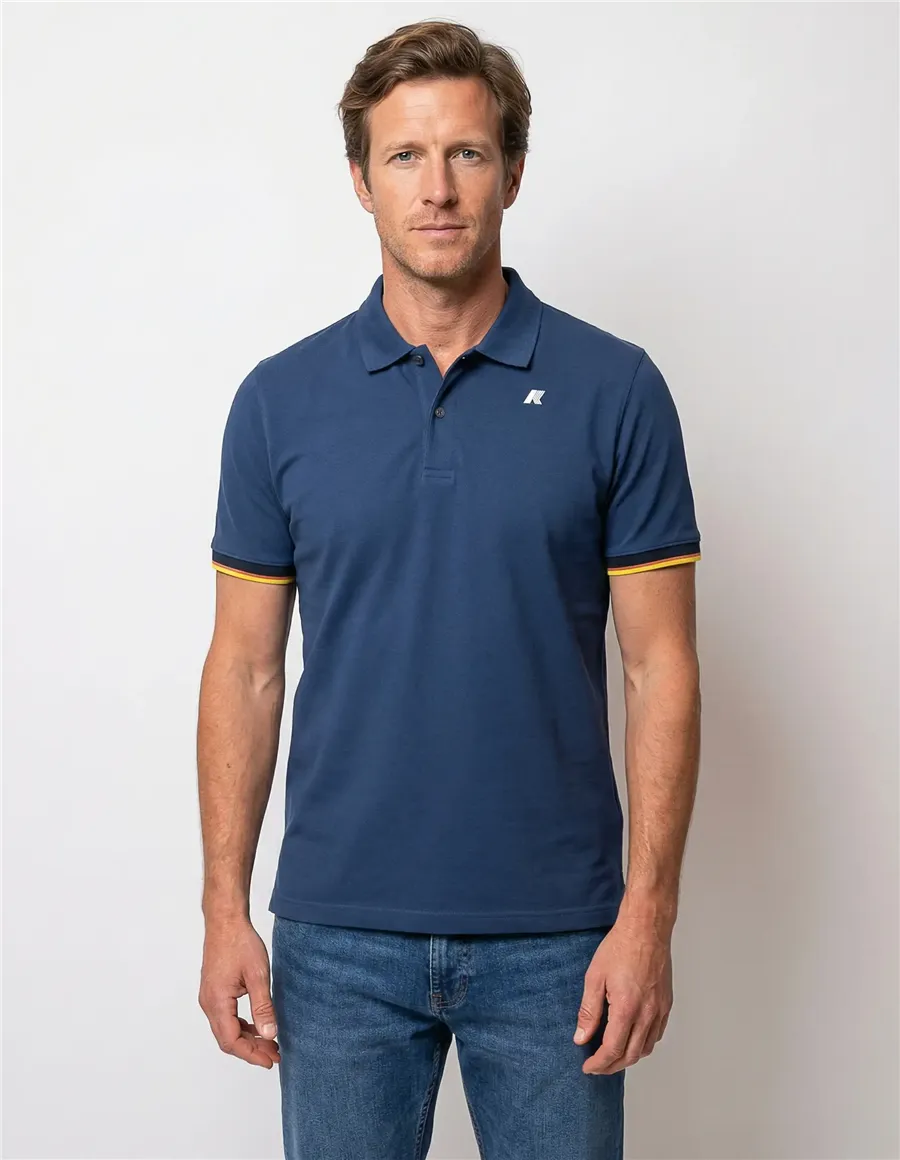 Polo uomo Vincent blu