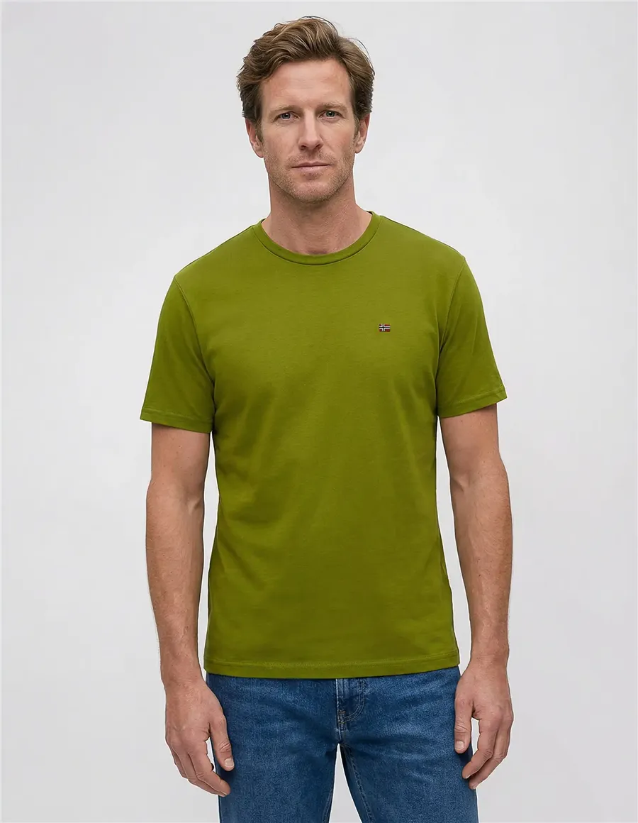 T-shirt uomo Salis verde oliva