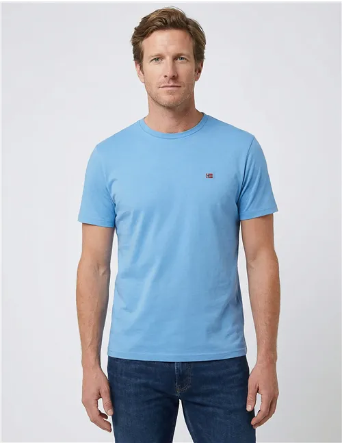 T-shirt uomo Salis azzurro
