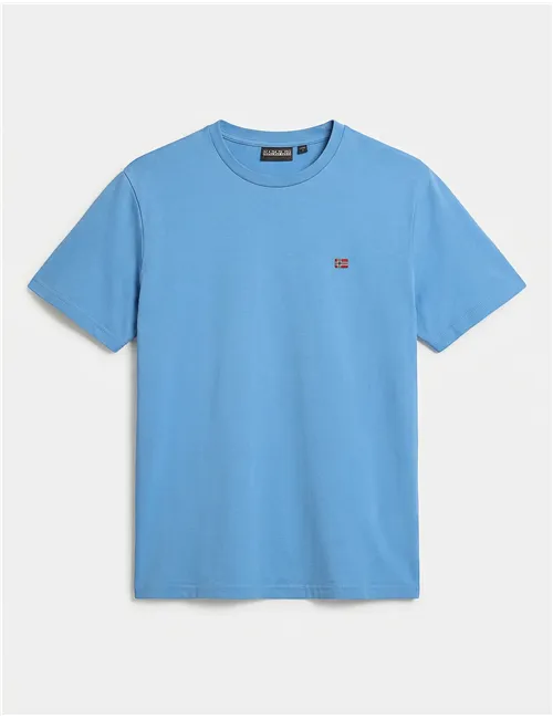 T-shirt uomo Salis azzurro