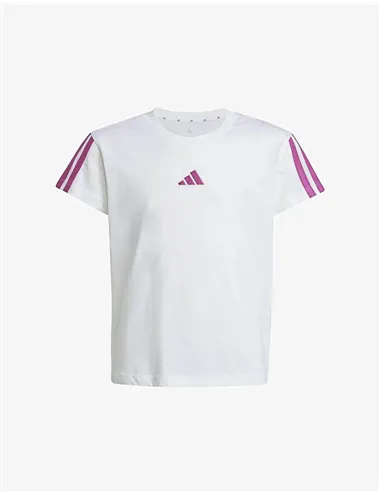 T‑shirt bambina Essentials bianco