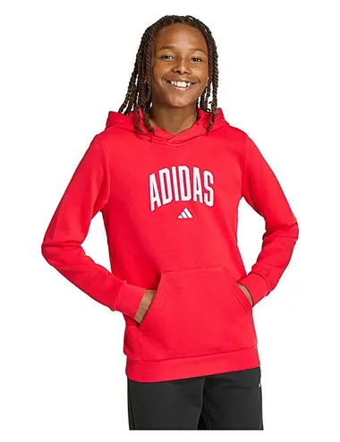 Felpa con cappuccio ragazzo Codes College Graphic rosso