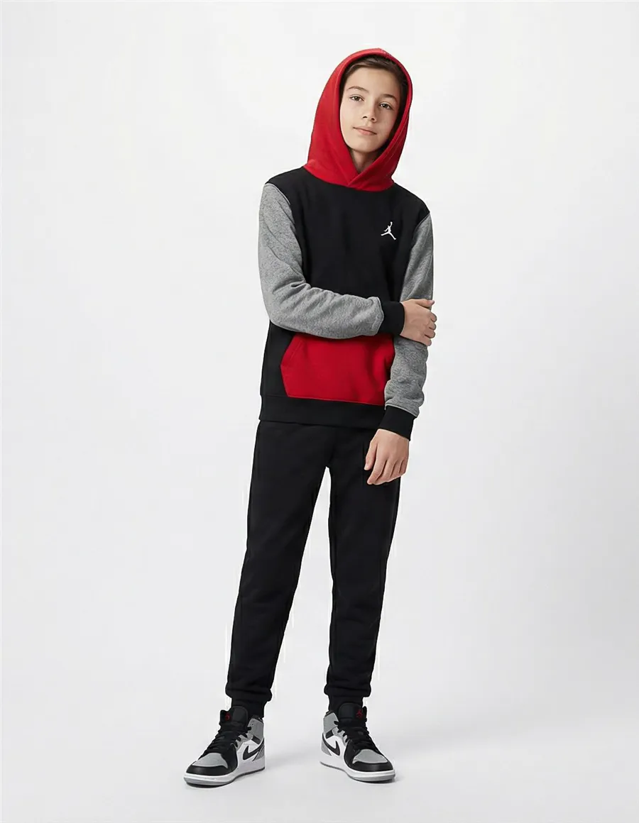 Felpa con cappuccio bambino MJ Brooklyn nero