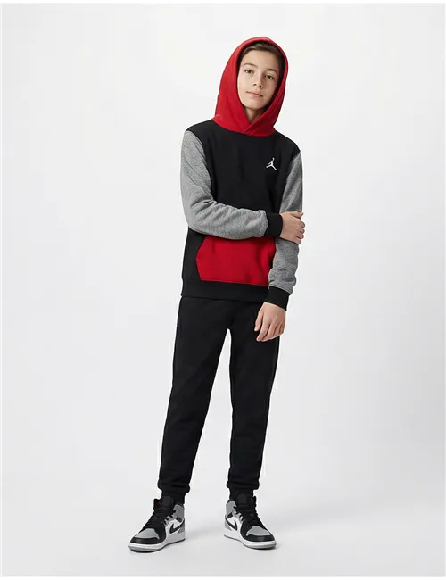 Felpa con cappuccio bambino MJ Brooklyn nero