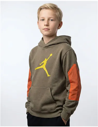 Felpa con cappuccio bambino Hike Mike grigio