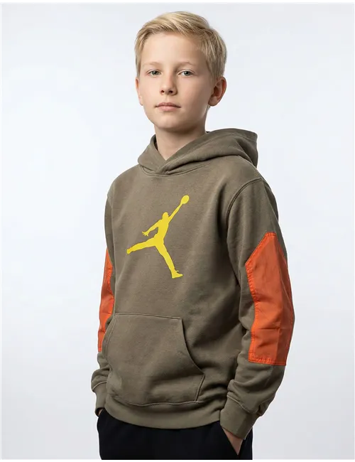 Felpa con cappuccio bambino Hike Mike grigio